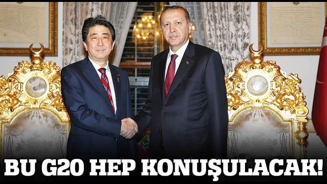 Erdoğan: Bu G20 tarihe geçer
