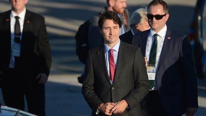 Kanada Başbakanı Trudeau, Antalya&#039;ya geldi
