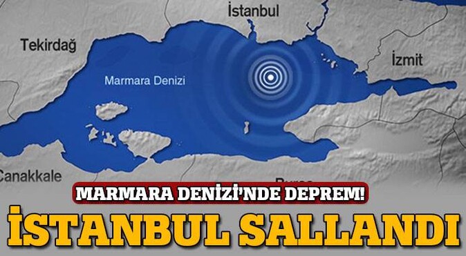 Marmara Denizi&#039;nde 4.2 büyüklüğünde deprem