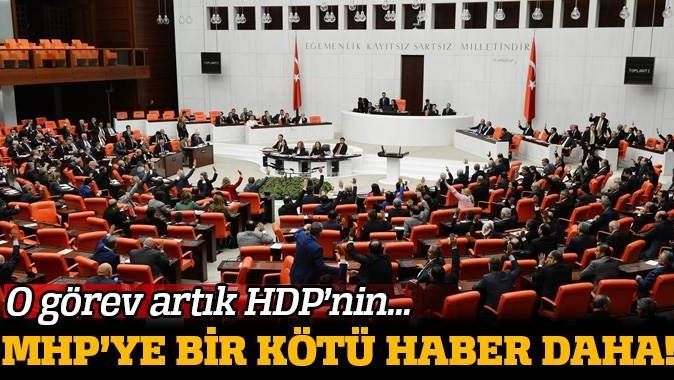 MHP&#039;ye bir şok daha: O görev artık HDP&#039;nin
