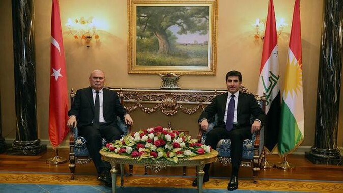 Dışişleri Bakanı Sinirlioğlu, Neçirvan Barzani ile görüştü
