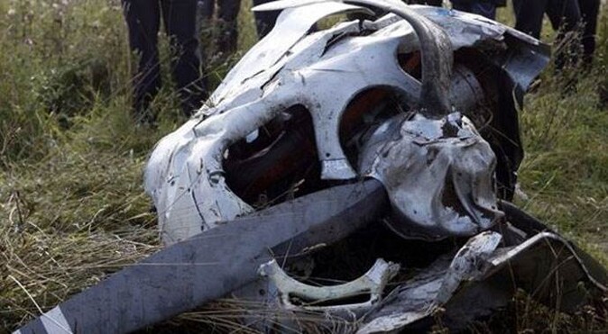 Kırım&#039;da uçak düştü