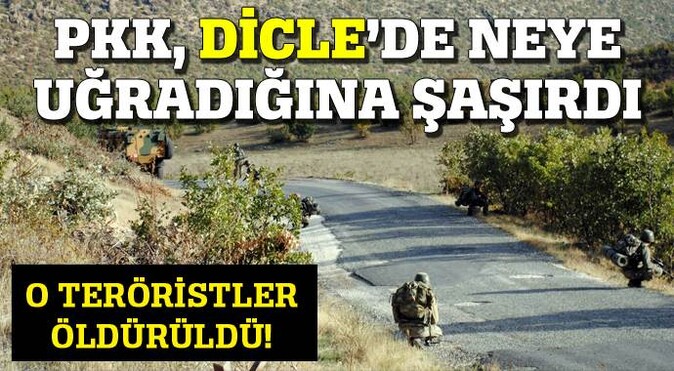 PKK, Dicle&#039;de darbe üstene darbe aldı, 4 terörist öldürüldü
