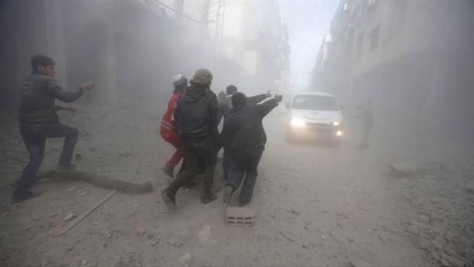 Katil Esad güçleri klor gazıyla vurdu

