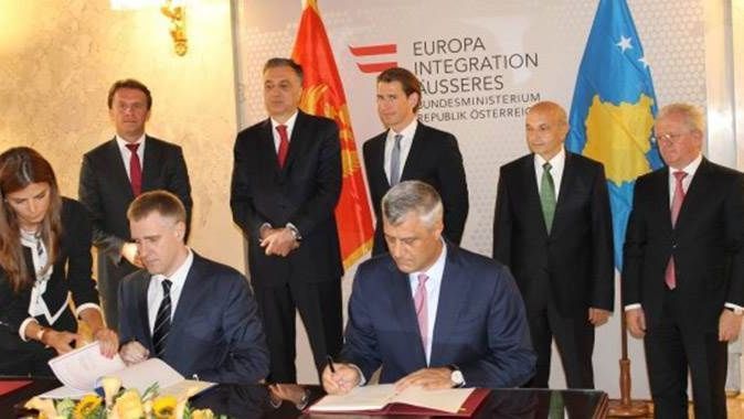 Kosova ile Karadağ arasındaki tarihi anlaşma imzalandı
