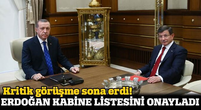 Başbakan Davutoğlu yeni hükümeti açıkladı!