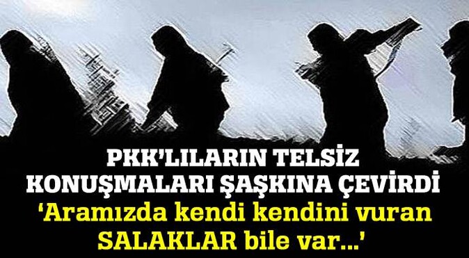 PKK&#039;nın telsiz konuşmaları ortaya çıktı: Bizi fareler gibi ortada bıraktılar