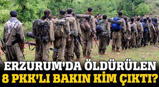 Öldürülen 8 PKK&#039;lı bakın kim çıktı?
