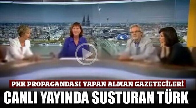 Alman gazetecileri susturan Türk
