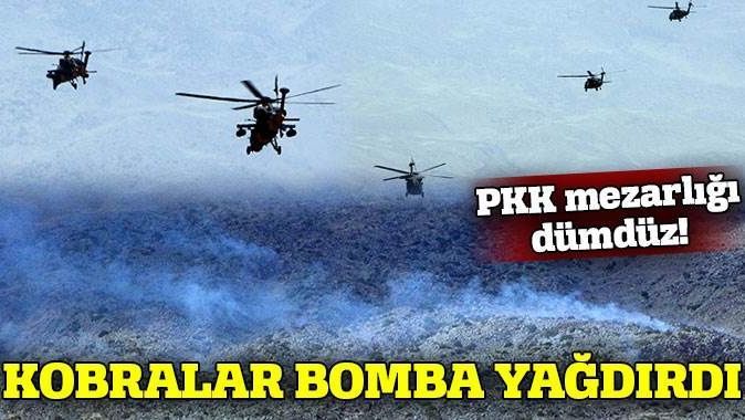 Ağrı Dağı&#039;na bomba yağdı! Sözde &#039;PKK şehitliği&#039; dümdüz edildi