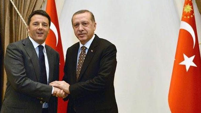 Erdoğan, Matteo Renzi ile görüştü