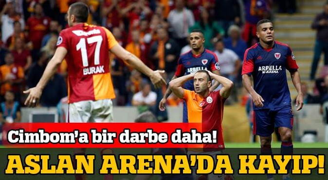 Galatasaray evinde kayıp!
