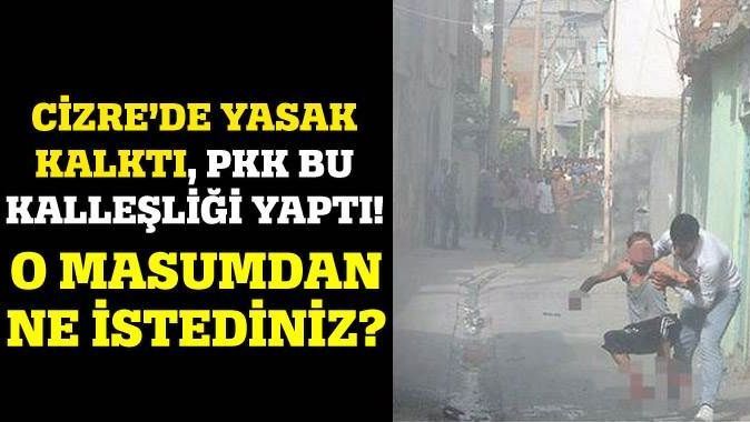 Cizre&#039;de PKK kalleşliği!