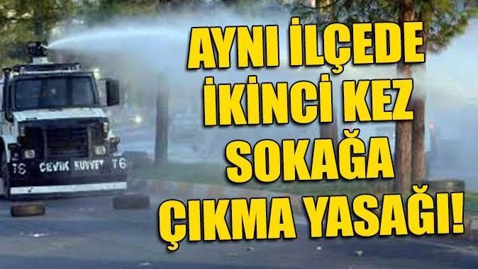 Diyarbakır Sur ilçesinde sokağa çıkma yasağı!