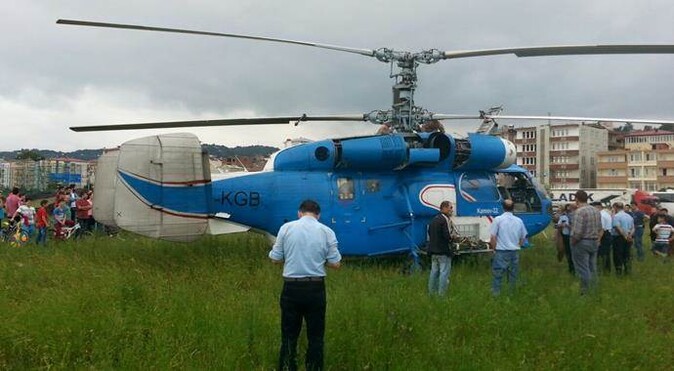 Ukrayna ordusunun helikopteri Giresun&#039;a zorunlu iniş yaptı