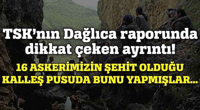 PKK, Dağlıca saldırısında 3.2 ton patlayıcı kullanmış!