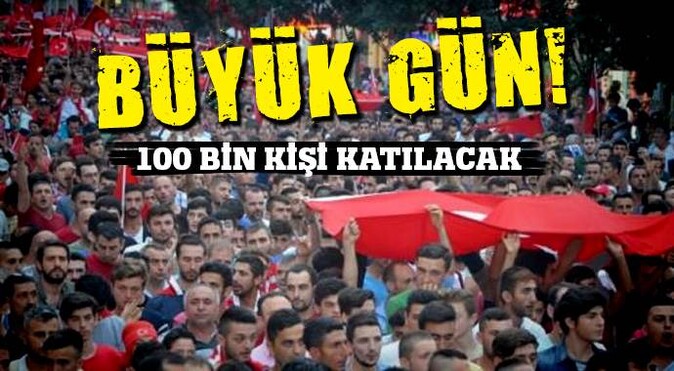 Ankara&#039;da büyük gün! 100 bin kişi katılacak
