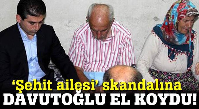 O skandala Davutoğlu el koydu!