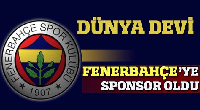 Coca Cola Fenerbahçe&#039;ye sponsor oldu