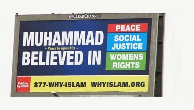 İslamafobi&#039;ye karşı bilboardlu kampanya

