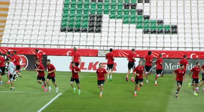 Letonya Türkiye maçına hazır