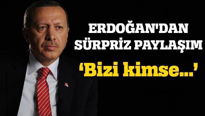 Cumhurbaşkanı Erdoğan&#039;dan sürpriz paylaşım