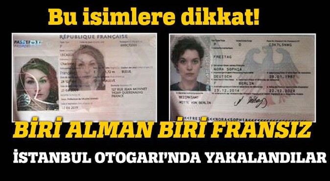 Büyük İstanbul Otogarı&#039;nda 1 Alman ve 1 Fransız gözaltında
