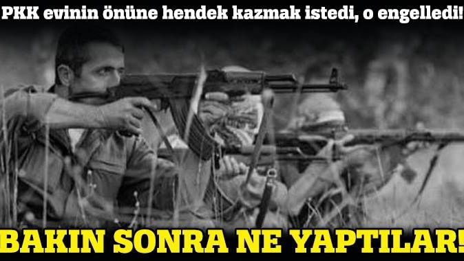 PKK, Hüda Par üyesinin evini taradı!