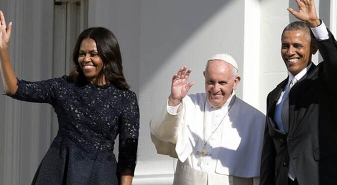 Papa Francis ilk kez Beyaz Saray&#039;da