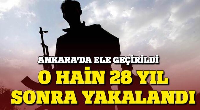 PKK&#039;lı isim 28 yıl sonra yakalandı
