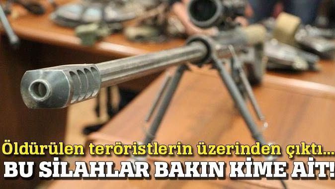 Öldürülen PKK&#039;lıların üzerindeki silah ABD ordusundan çıktı