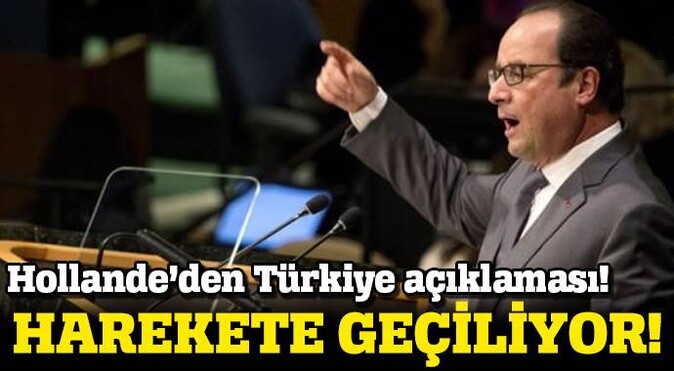 Hollande&#039;den kritik Türkiye açıklaması