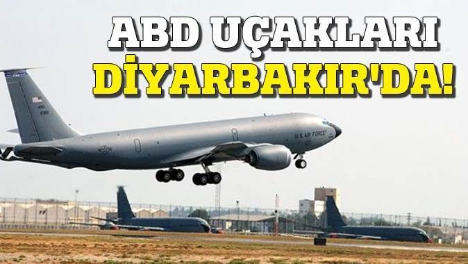 ABD uçakları Diyarbakır&#039;da!