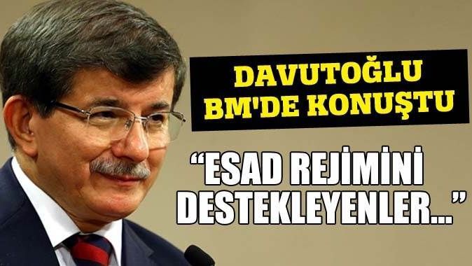 Davutoğlu BM&#039;de konuştu!