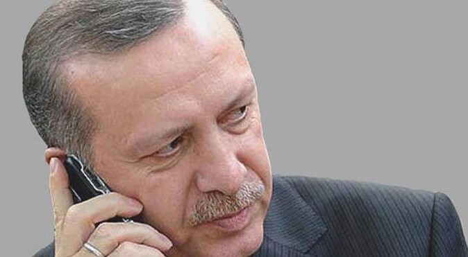 Erdoğan&#039;dan Filistin Devlet Başkanı&#039;na telefon
