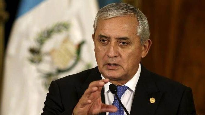 Guatemala&#039;da devlet başkanı istifa etti
