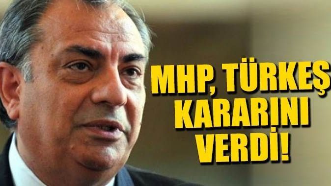 MHP, Tuğrul Türkeş için kararını verdi 