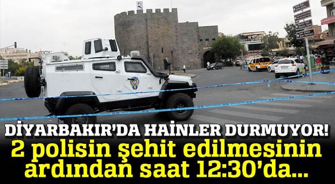 Diyarbakır&#039;da 2 polisin şehit edilmesinin ardından sıcak gelişme!