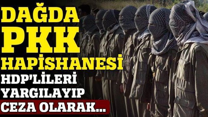 PKK Diyarbakır&#039;da dağ hapishanesi kurmuş