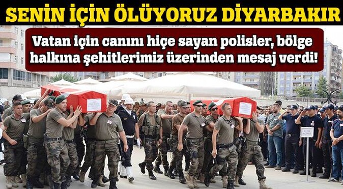 &#039;Senin için ölüyoruz Diyarbakır&#039;