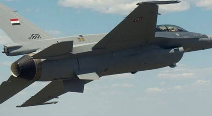 Irak ilk kez F-16&#039;larla IŞİD&#039;i havadan vurdu
