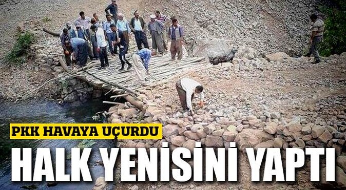 PKK yıktı, halk yeniledi!