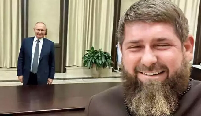 Kadirov, Putin ile görüştü! Paylaştığı özçekim gündem oldu