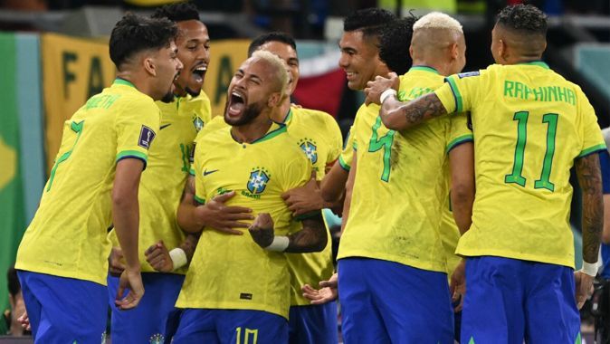 Brezilya Güney Kore karşısında samba yaptı çeyrek finalde Hırvatistan&#039;la eşleşti
