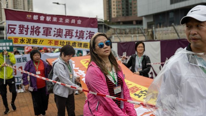 2020’den bu yana bir ilk: Hong Kong’da &#039;gülünç&#039; protesto