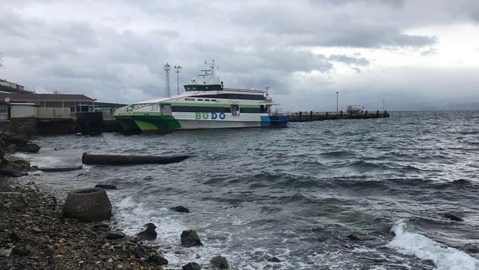Fırtına deniz ulaşımını vurdu: BUDO seferleri iptal oldu