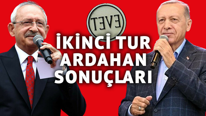 2023 ARDAHAN CUMHURBAŞKANLIĞI 2. TUR ANLIK SEÇİM SONUÇLARI l Ardahan’da hangi aday önde? 2023 seçimleri Ardahan Erdoğan, Kılıçdaroğlu oy oranı ne?
