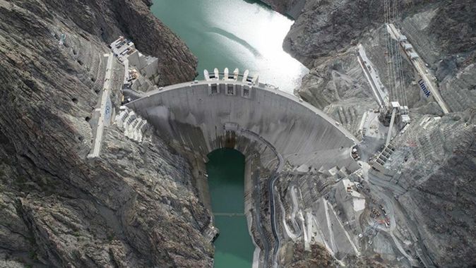 Yusufeli Barajı&#039;ndan sevindirici haber! Sadece 29 metre kaldı