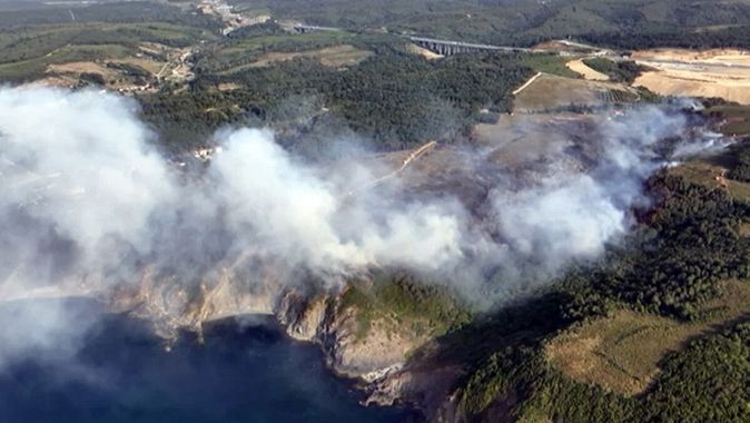 Beykoz&#039;daki orman yangını söndürüldü: 13 hektarlık alan zarar gördü