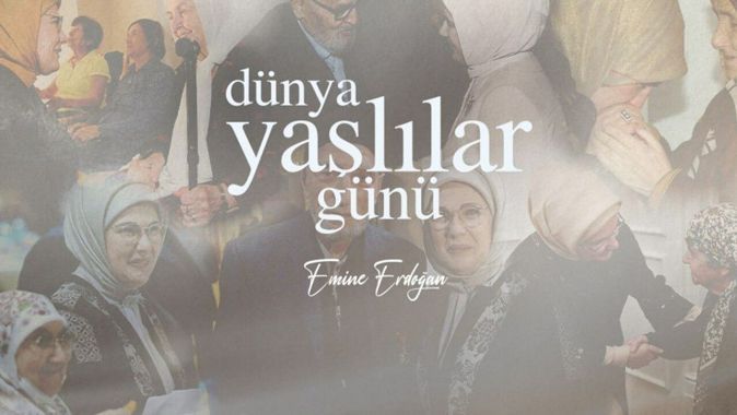 Emine Erdoğan&#039;dan Dünya Yaşlılar Günü paylaşımı